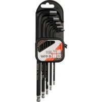 Sada kľúčov imbus s guličkou 10 ks extradlhé