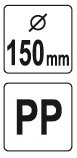 Lievik plastový 150 mm s nálevkou