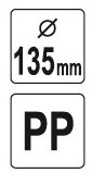 Lievik plastový 135 mm