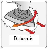 Brúsny nadstavec na multifunkciu EVA, 90mm (drevo, plast, kov)