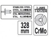 Pákové nitovacie kliešte 3,2 - 6,4 mm, dĺžka 328 mm