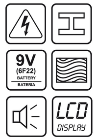 Detektor 2 / 1 kovov a elektrických rozvodov LCD