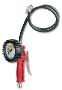 Pištoľ na hustenie pneumatík s manometrom 80mm 60g 12bar