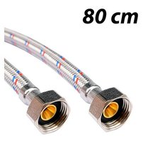 Hadica flexi, nerez F1/2" x F1/2" 80cm