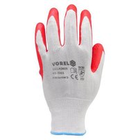 Pracovné rukavice veľ. 8, polyester/latex