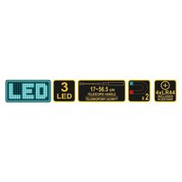  Vyťahovák magnetický 170-565mm, teleskopický s LED osv.