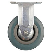 Koleso fixné so sivou gumou 75 x 21 x 104 mm 30 kg