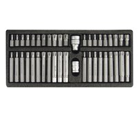 Sada bitov 42 ks box RIBE TORX TAMPERPROOF