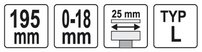Kliešte klampiarske samosvorné 195 mm L typ 