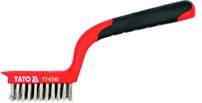 Drôtená kefa ručná 180 mm nerezová oceľ-5 radov