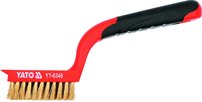 Drôtená kefa ručná 180 mm mosadz, 5 radov
