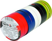 Izolačná páska 12 x 0,13 mm x 10 m farebná 10 ks
