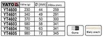Gumené kladivo 980 g čiernobiele 