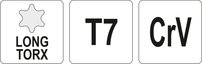 Kľúč TORX T7