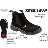 Pracovné topánky veľ.39 S1P TENDA 