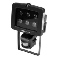 Pracovná lampa 6LED s pohybovým čidlom , 6W, 510lm, IP44