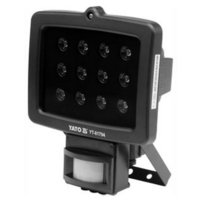 Pracovná lampa 12LED s pohybovým čidlom , 12W, 1020lm, IP44