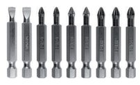 Sada bitov 1/4" Torx, Hex, Spline 50 mm 